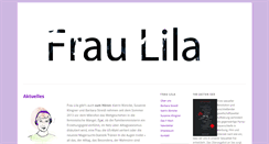 Desktop Screenshot of fraulila.de